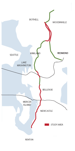 Eastside Rail Corridor Map