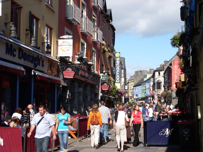 Galway Pedestrianized Street