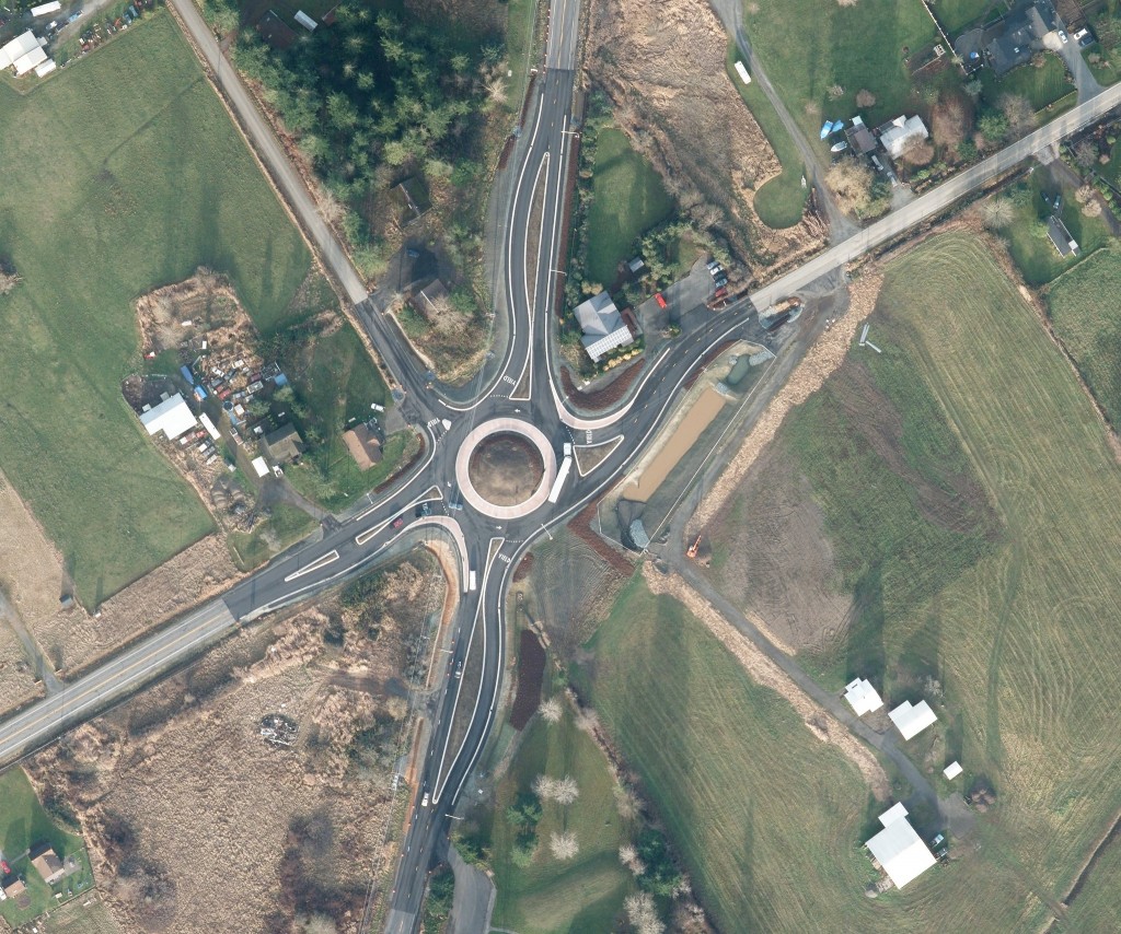 5-way roundabout
