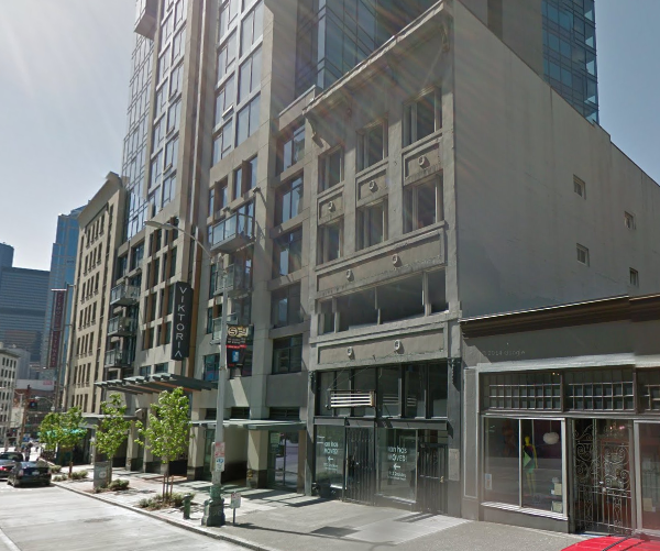 The two structures to be removed, courtesy of Google Streetview.