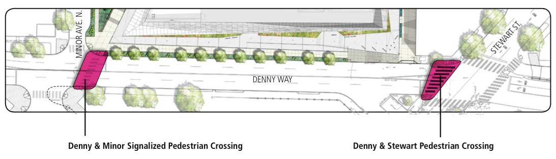 Denny Way pedestrian improvements
