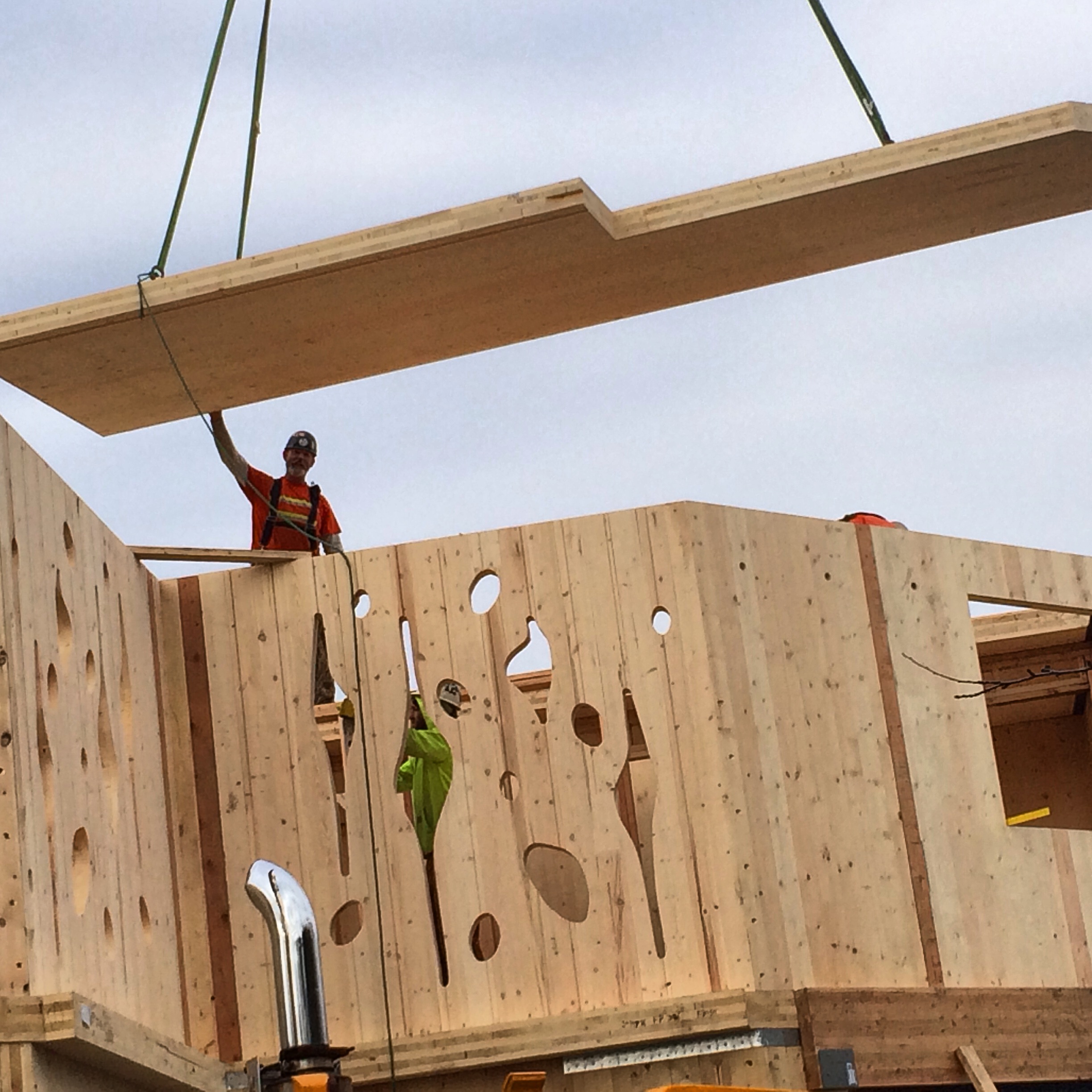 CLT in construction. (atelierjones)