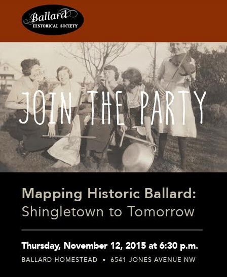 Event flyer. (Ballard Historical Society)