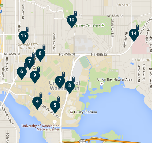 University District Pronto Stations