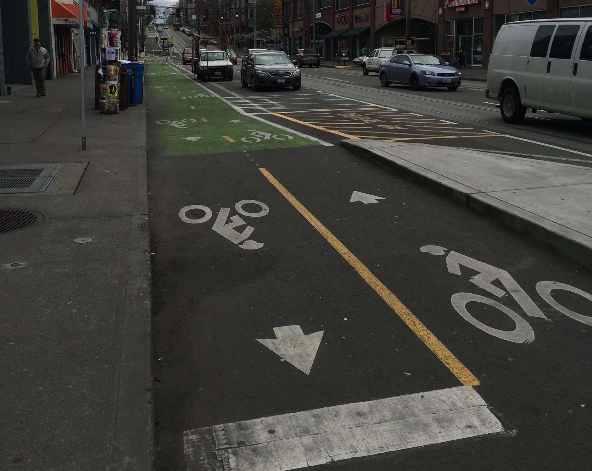 Spot Fix: N 34th St Buffered Bike Lane in Fremont