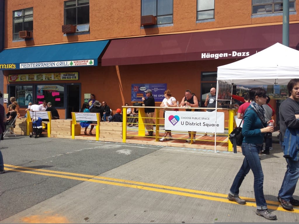 First U-District Parklet Opens