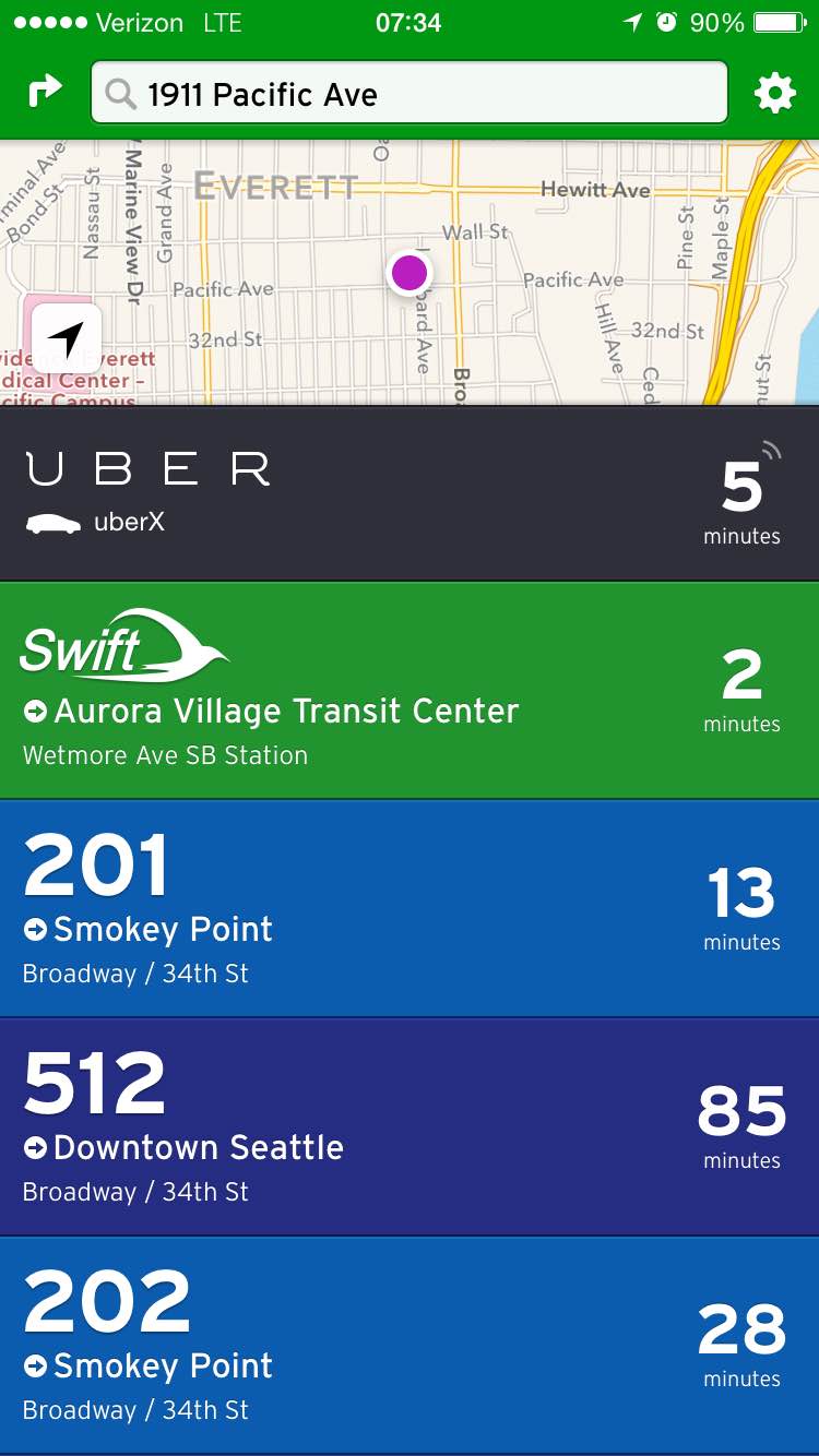 Transit App Rolls Out Local Update
