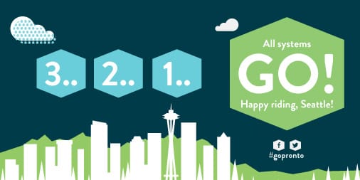 Pronto! Cycle Share kickoff party