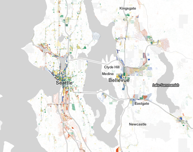 Map of the Week: Every Job in the Puget Sound