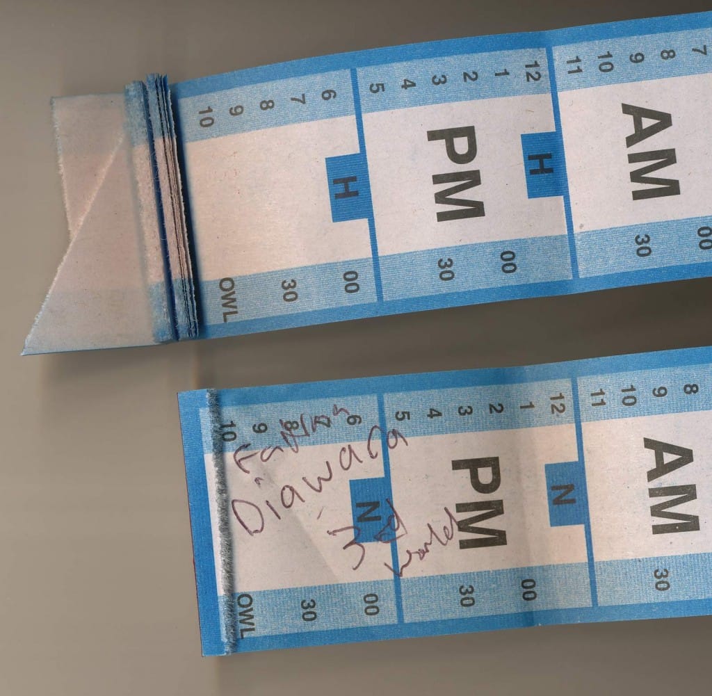 Dirt on Blue Sleeves