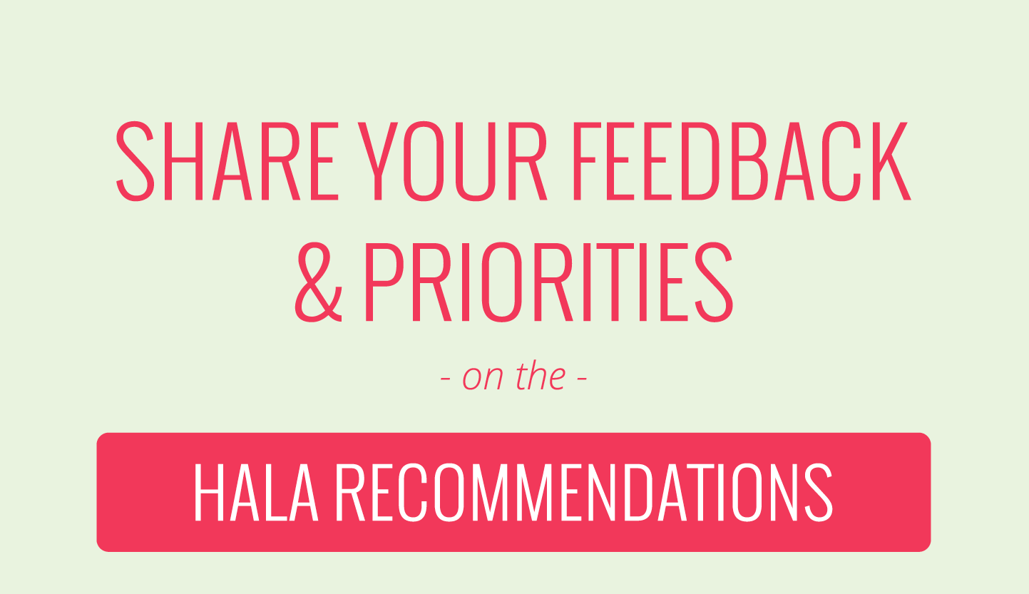 Call to Action: HALA Testimony