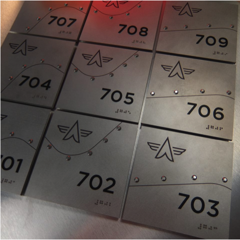 Aero signage. (Skotdal Real Estate)