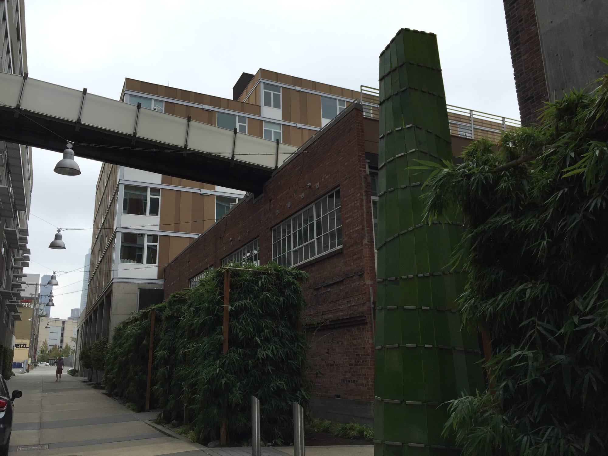 The north-south alley in Alley 24, a second alley bisects this as partially seen in the photo.