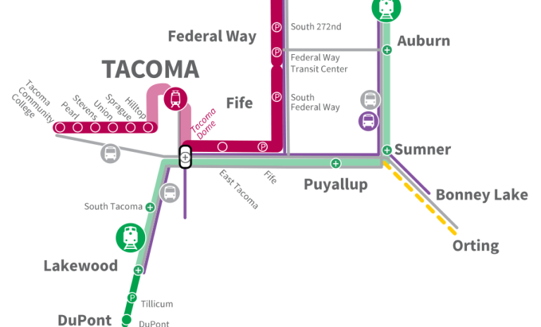                      ST3 Draft Plan Serves Tacoma With Light Rail In 2033, 2041
                     
