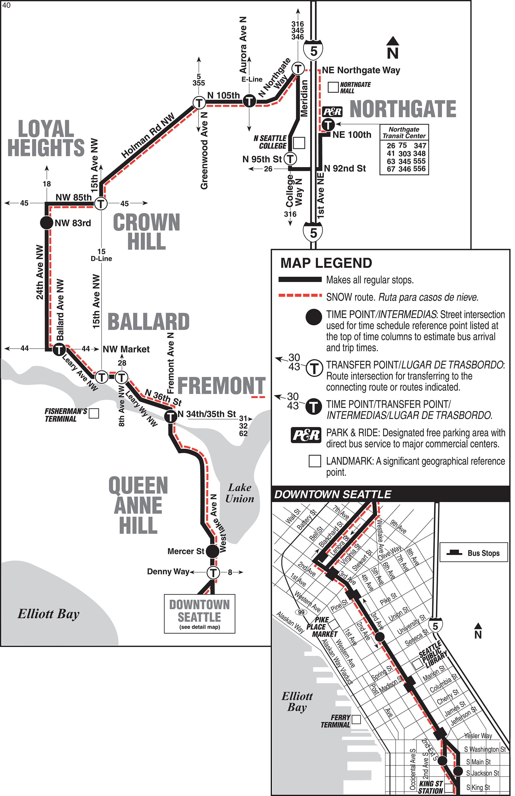 The 40 is shaped like a hook.