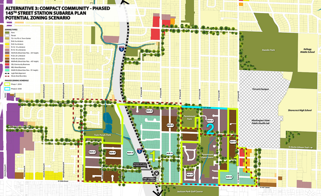 The Compact Community zoning alternative. (City of Shoreline)