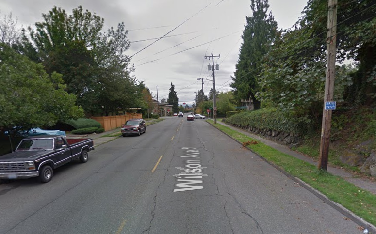 The conditions of Wilson Ave S in September 2015. (Google)