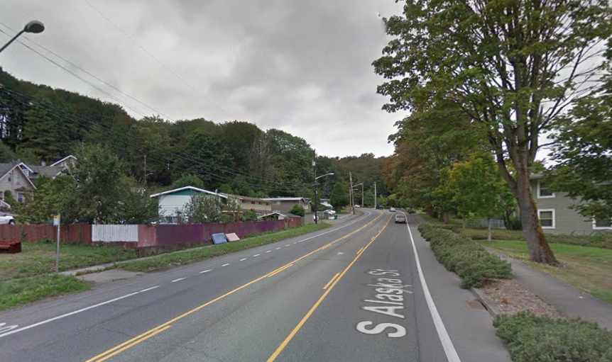 The conditions of S Alaska St in September 2015. (Google)