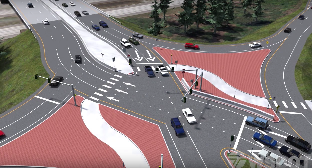 Sunday Video: Diverging Diamond Interchange Comes To Washington