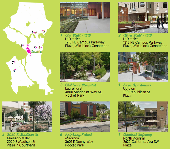 POPS in areas outside of Downtown. (City of Seattle)