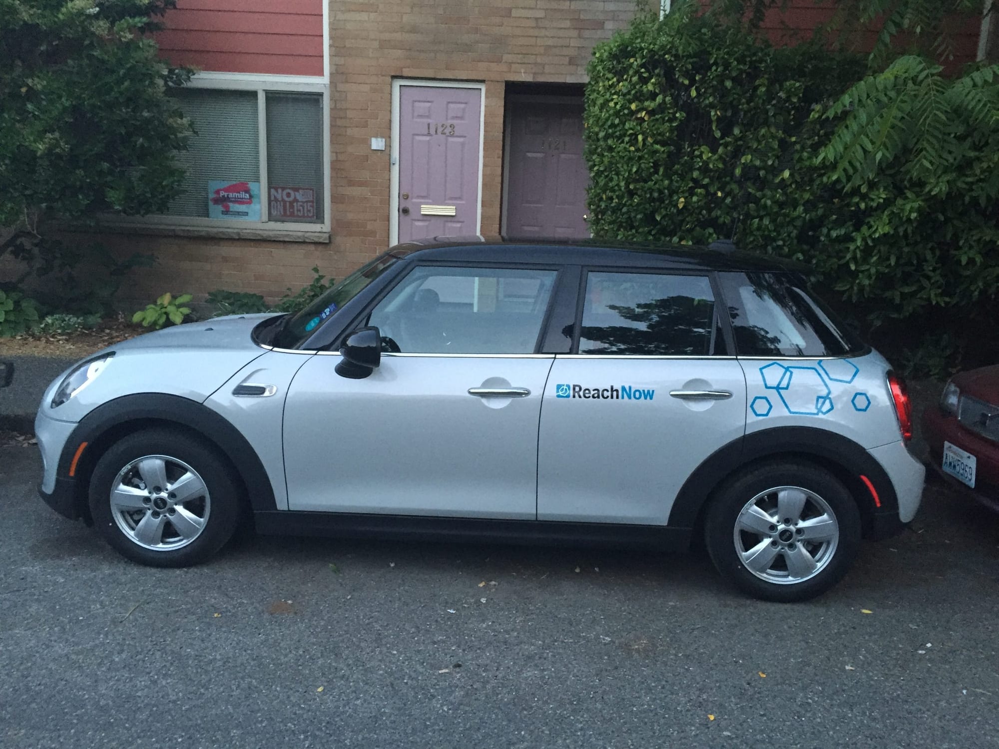 Map Of The Week: Reachnow Expands To All Of Seattle