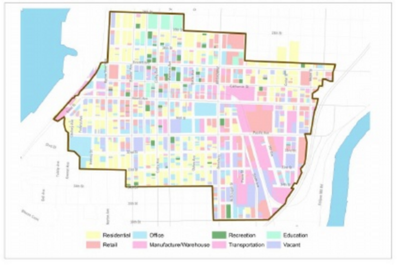 Current development pattern by use in Metro Everett. (City of Everett)