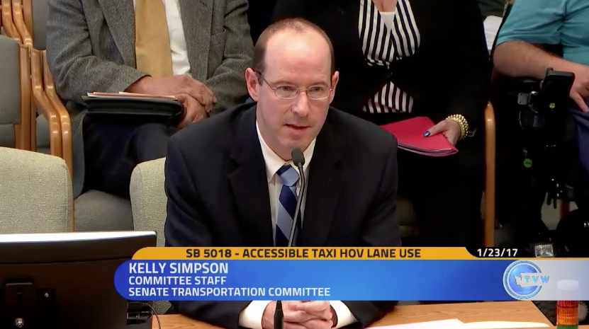                      2017 Transportation Bills Before The Washington State Legislature
                     