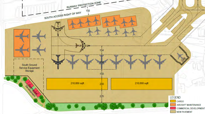 Option 3 of the South Aviation Support Area. (Port of Seattle)