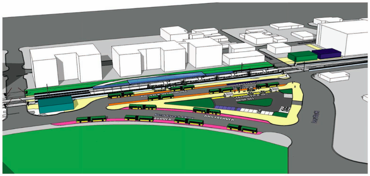 Concept 1 rendering. (City of Redmond)