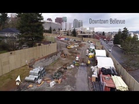 Sunday Video: Bellevue Light Rail Tunnel Portal