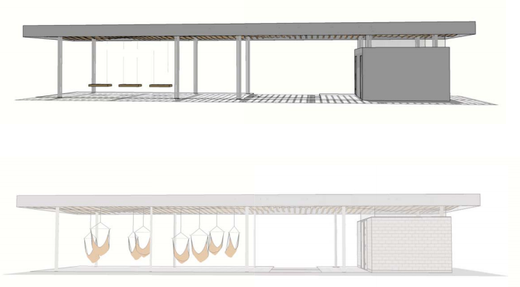 Boat Street pavilion concept. (Walker/Macy / City of Seattle)