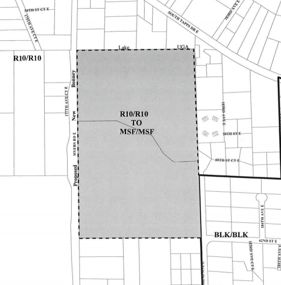 Bonney Lake urban growth area expansion. (Pierce County)