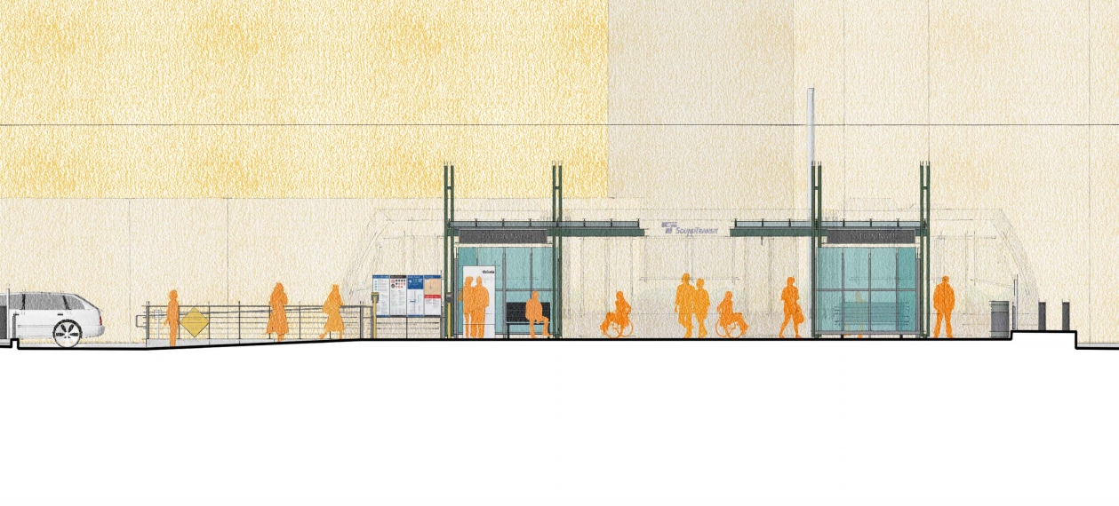 Full station profile for the extension. (Sound Transit)