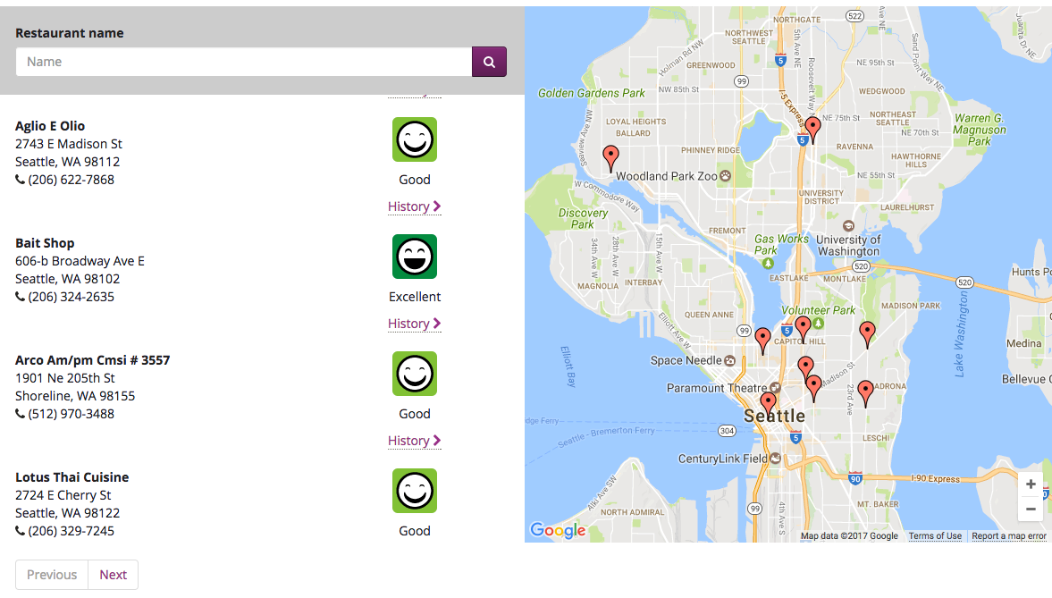 You Can Now Map Food Safety Of Local Restaurants In King County