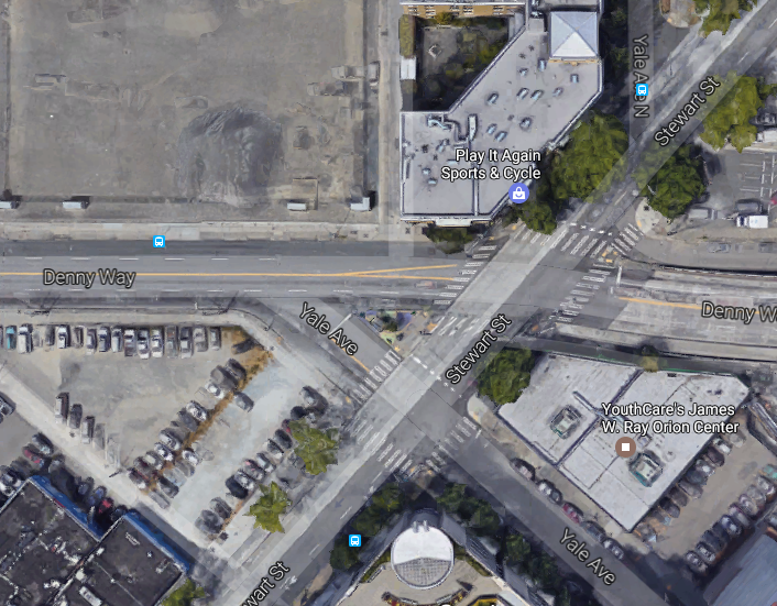 Denny and Stewart from above. (Google Maps)