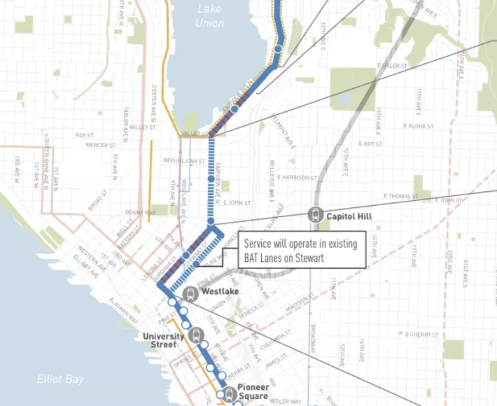 Roosevelt RapidRide Predictably Scales Back Bike Plans