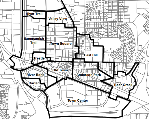 Zoning in Downtown Redmond. (City of Redmond)