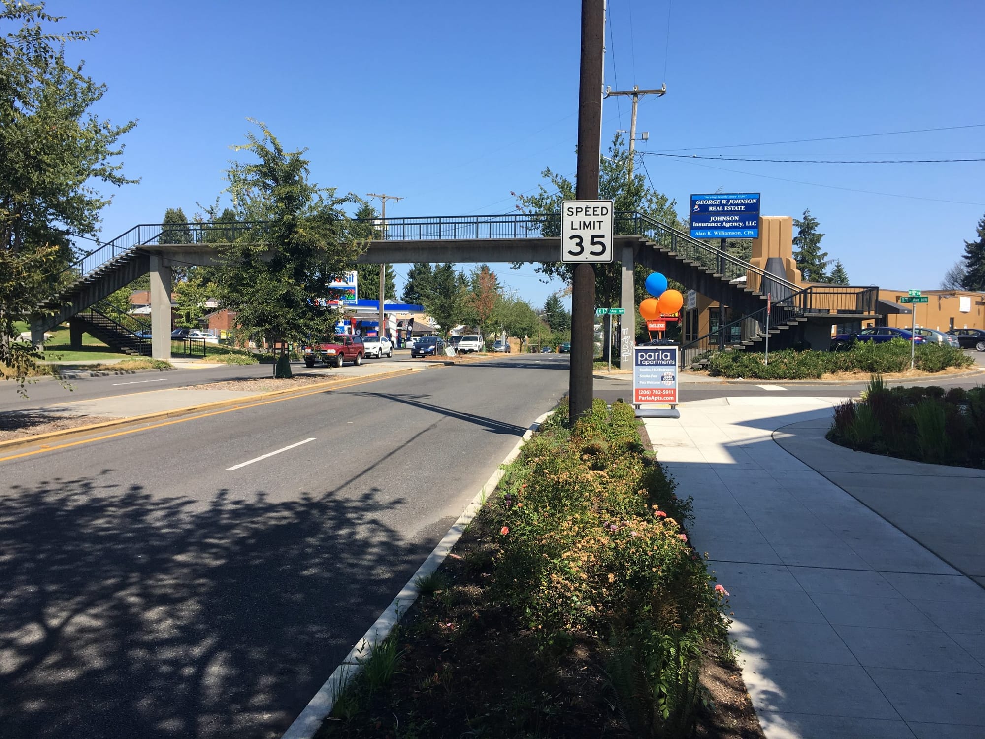 Pedestrian Overpass on Holman Road to Stick Around