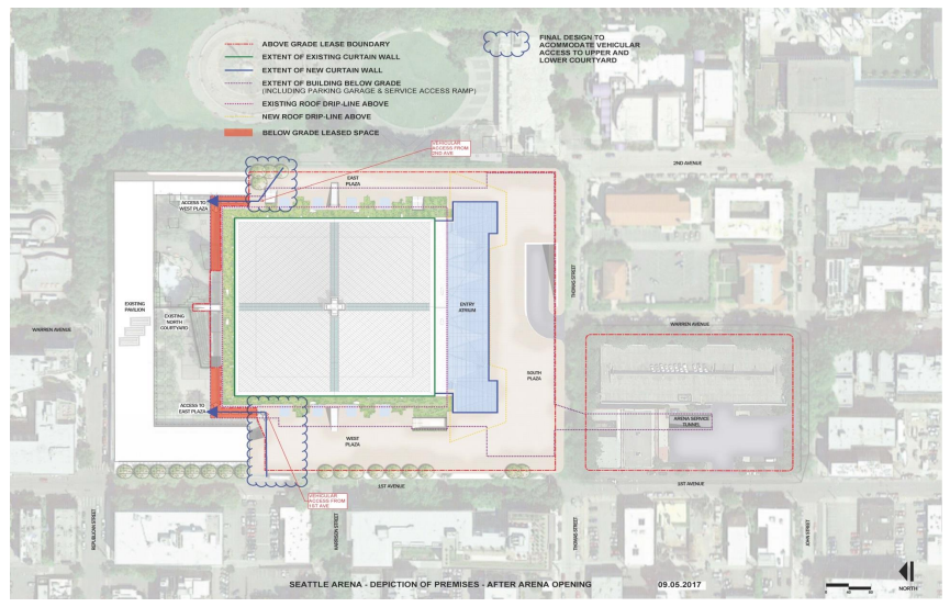The sites that OVG will be leasing. (City of Seattle)