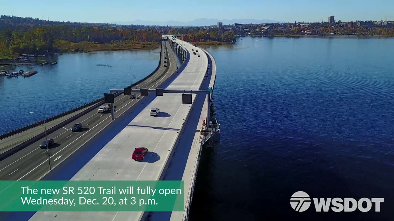 Sunday Video: SR-520 Bicycle and Pedestrian Trail Opening