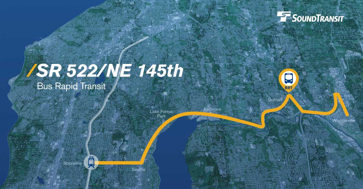 Sound Transit Refines SR-522 BRT, Cutting Woodinville Headways