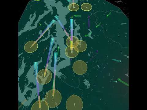 Midweek Video: Puget Sound Plane Tracks