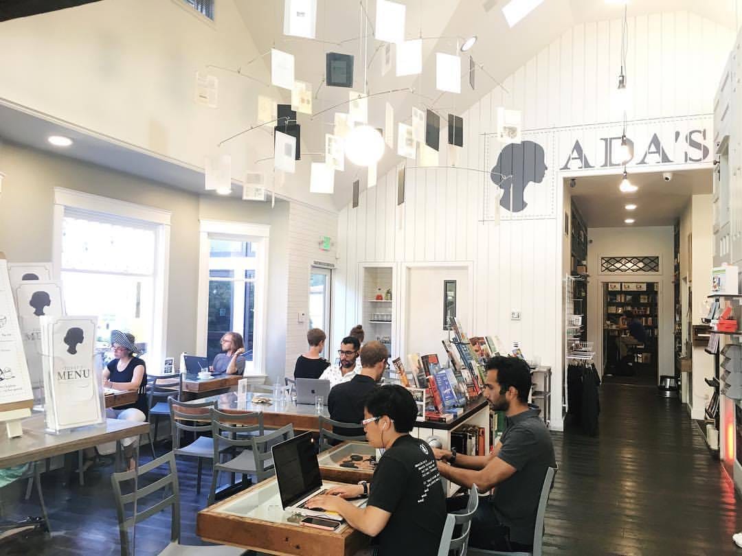 
                     Cafe goes at Ada's Technical Books and Cafe in Capitol Hill (Photo courtesy of Ada's Books)
                     