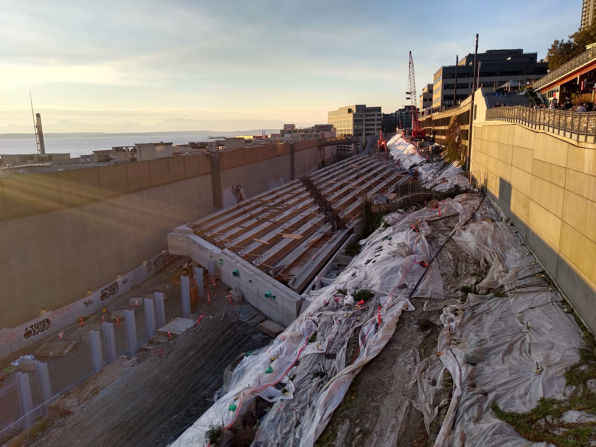                      Seattle’s Newest Street on the Waterfront Takes Shape
                     