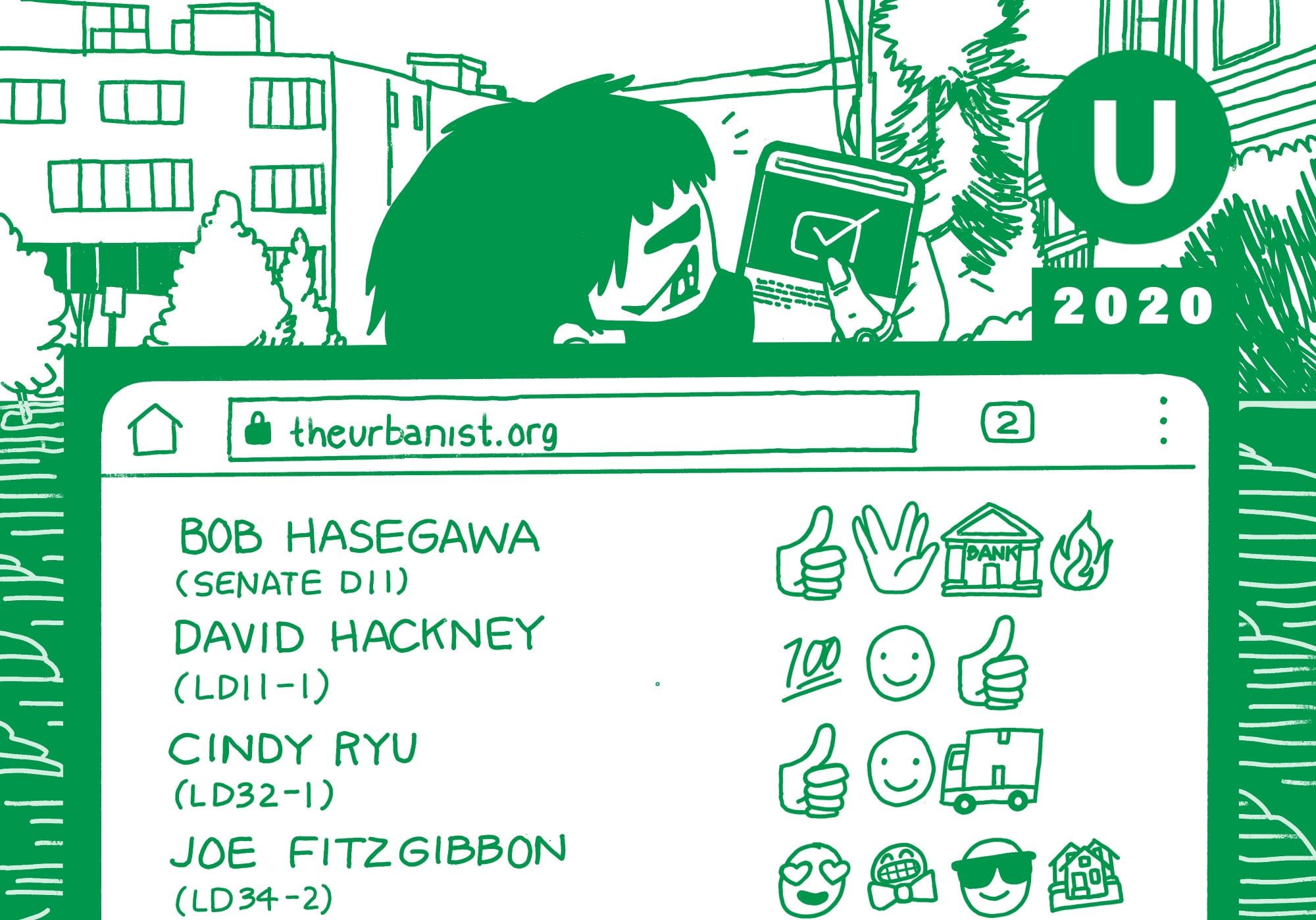 The Urbanist’s 2020 General Endorsements