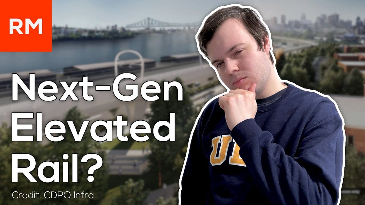 Sunday Video: Montréal Delivers a Most Impressive Elevated Transit Line