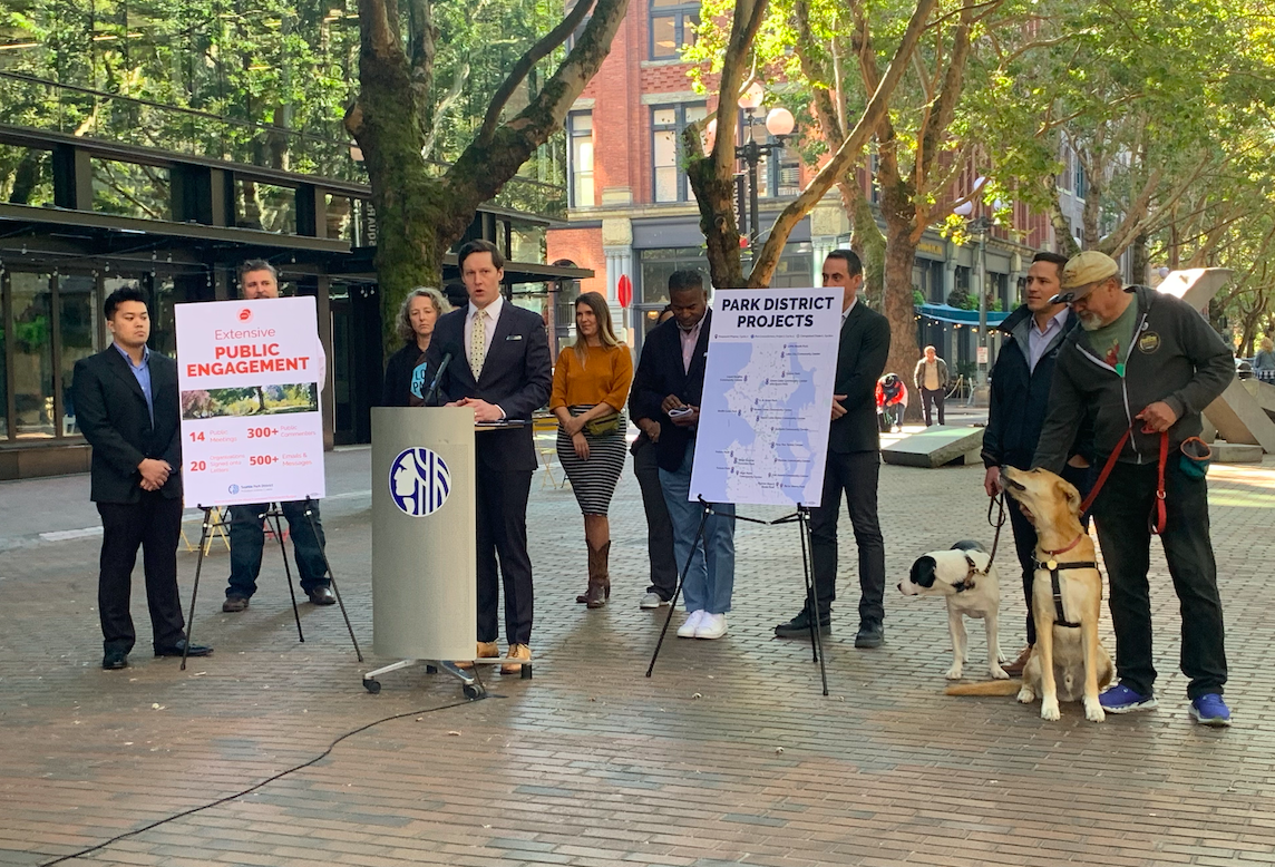 Lewis’ Increased Seattle Parks Spending Would Invest in Climate, Equity Fund, Off-Leash Areas
