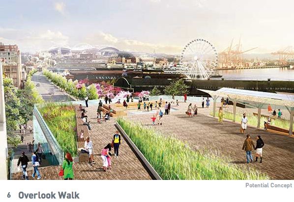 Seattle Waterfront Concept Overlook Walk