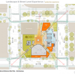 Open space and landscaping for 2&U, courtesy of DPD.