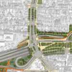 The 520 Montlake Interchange will be a formidable obstacle. Image courtesy of WSDOT.